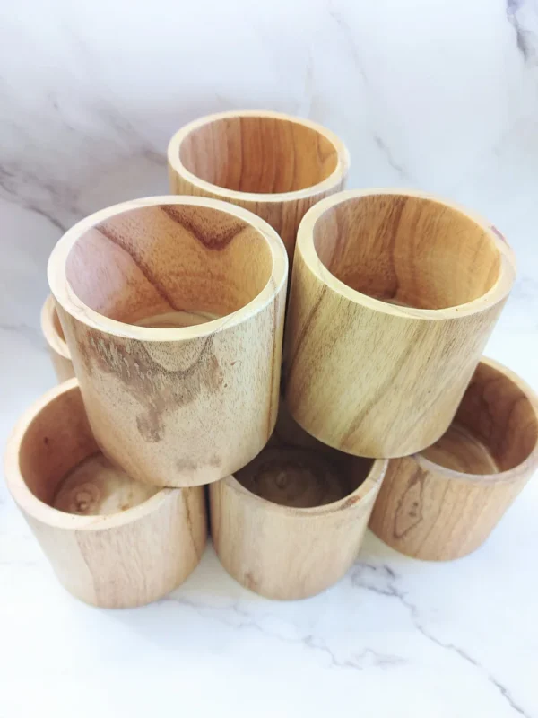 WOODEN PLANT POT​